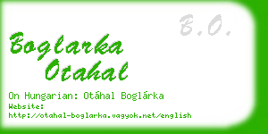 boglarka otahal business card